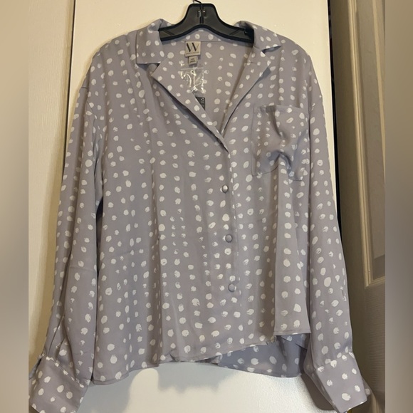 WORTHINGTON XXL LONG SLEEVE BLOUSE - Picture 1 of 2